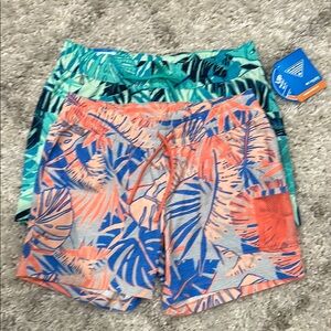 Columbia PFG Tropical Print Shorts Set